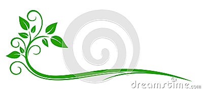 Plant Logo. Vector Illustration