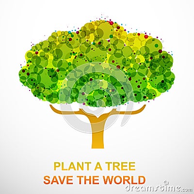 Plant a tree Stock Photo