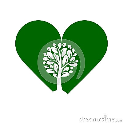 plants that grow with full of love and hope Vector Illustration