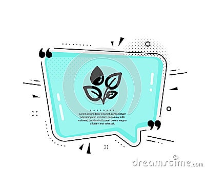 Plants watering icon. Leaves dew sign. Vector Vector Illustration