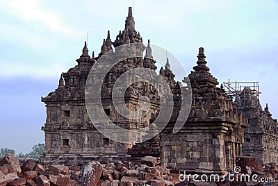 Plaosan Temple, Yogyakarta, Indonesia Stock Photo