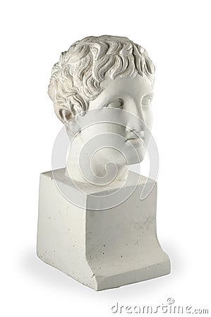 Plaster head Stock Photo