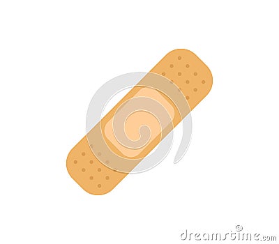 Plaster icon illustrated in vector on white background Stock Photo