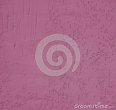Plastered and sanded wall surface with deep grooves Stock Photo