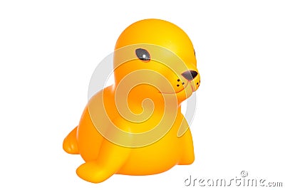 Plastic baby seal Stock Photo