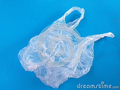 Plastic bag on the background Stock Photo