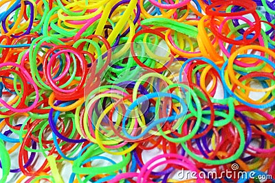 Plastic band color Stock Photo