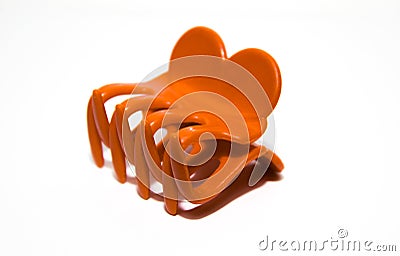 Plastic band or hair clip Stock Photo