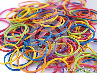 Plastic band Stock Photo