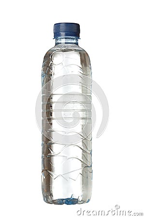 Plastic bottle full of water Stock Photo