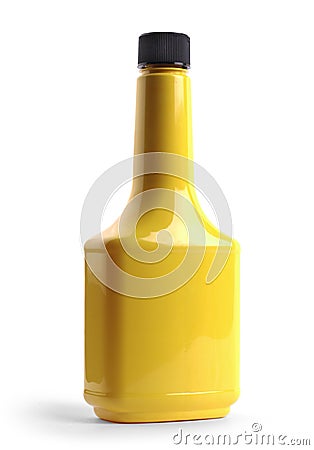 Plastic bottle isolated on white background Stock Photo