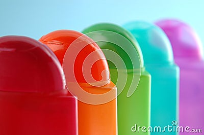 Plastic Bottles Of Shampoo 02 Stock Photo