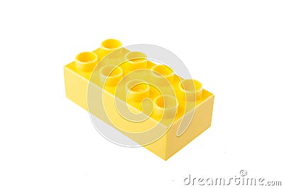 Plastic building blocks Stock Photo