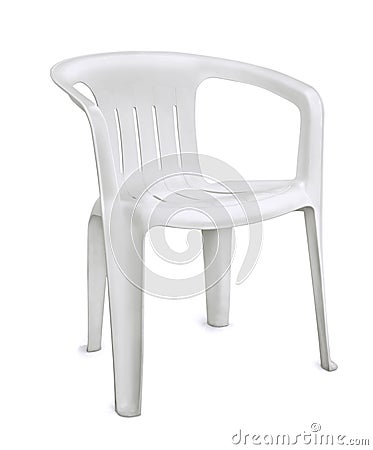 Plastic chair Stock Photo