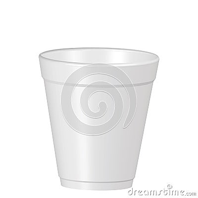 Plastic coffe cup Vector Illustration