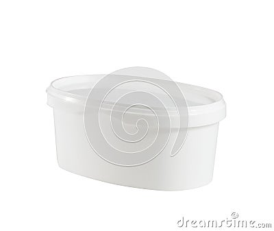 Plastic container Stock Photo