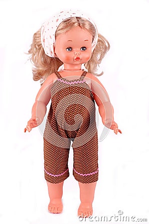 Plastic doll Stock Photo