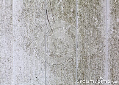 Plastic fence with mold and dirt close view Stock Photo