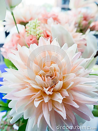 Plastic flower Stock Photo