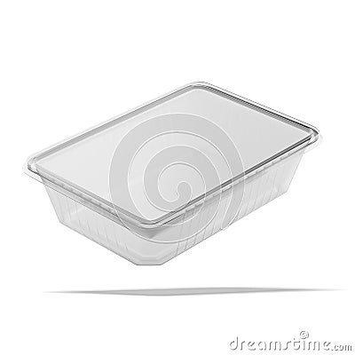 Plastic food package Stock Photo