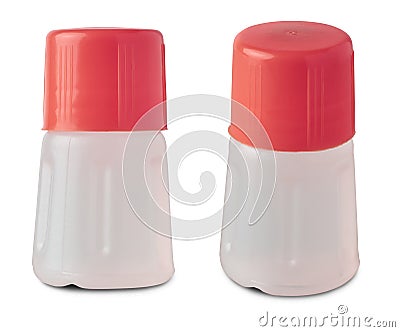 plastic glue bottle mock-up isolated Stock Photo