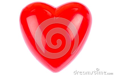 Plastic Heart Stock Photo