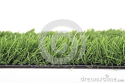 Plastic lawn Stock Photo