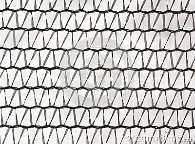 Plastic net fence surface Stock Photo