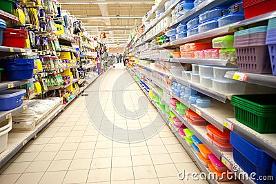 Plastic recipients Editorial Stock Photo