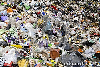 Plastic recycle material Stock Photo
