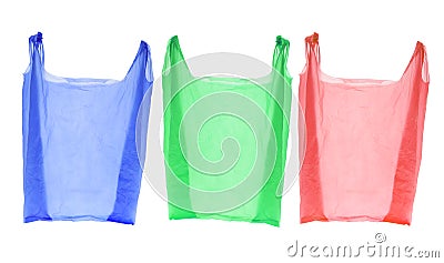 Plastic Shopping Bags Stock Photo