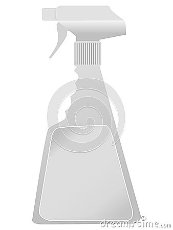 Plastic spray bottle Vector Illustration