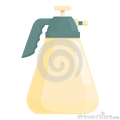 Plastic sprayer pot icon cartoon vector. Pesticide spray Vector Illustration