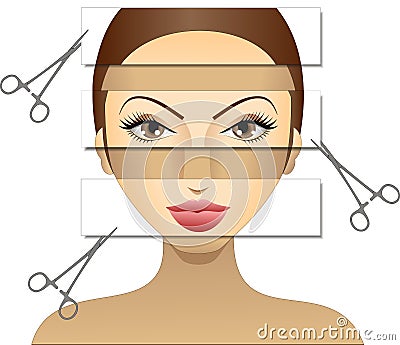 Plastic (Surgery) Diva Cartoon Illustration