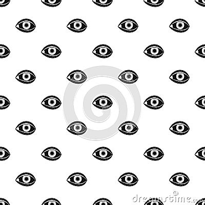 Plastic surgery of eye pattern vector Vector Illustration