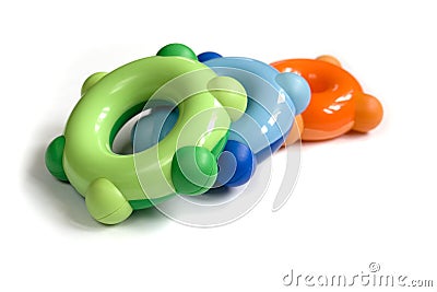 Plastic toys Stock Photo