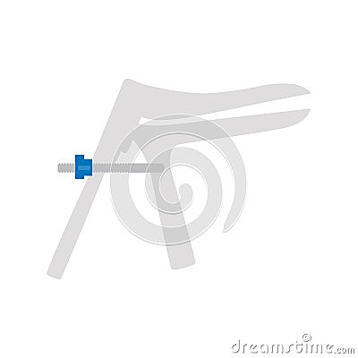 Gynecology instruments icon in cartoon Vector Illustration