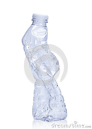 Plastic water bottle Stock Photo