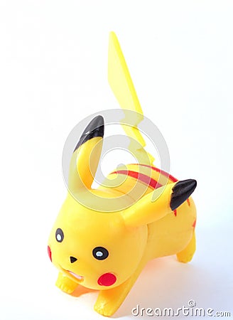 Plastic yellow game toy Editorial Stock Photo