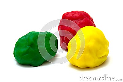 Plasticine Stock Photo