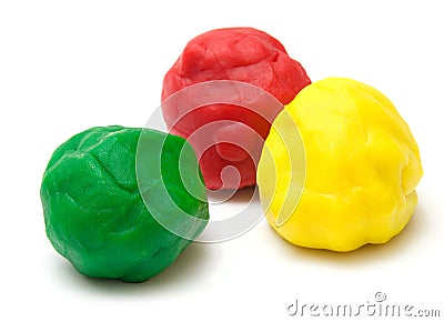 Plasticine Stock Photo