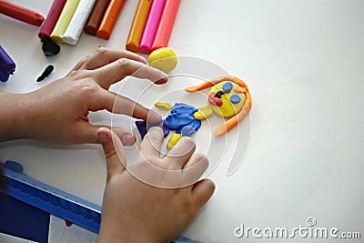 Plasticine Stock Photo