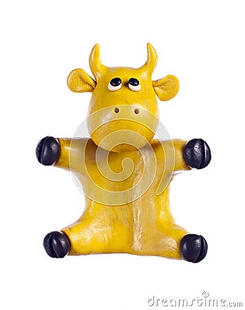 Plasticine Taurus Stock Photo