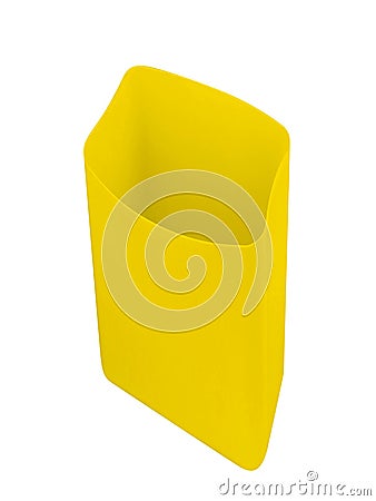Plastick bag isolated on a white Stock Photo