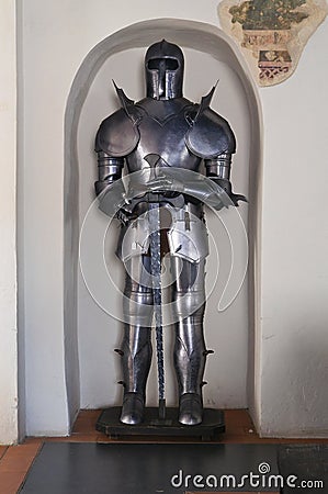 Plate armour. Stock Photo