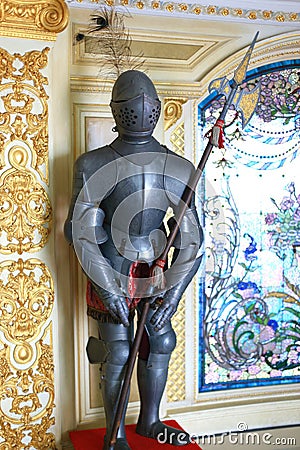 Plate armour Stock Photo