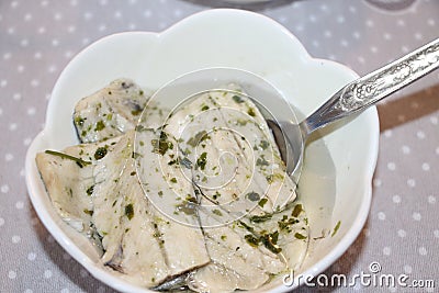 Plate with mixed appetize Stock Photo