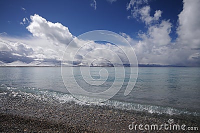 Plateau lake Stock Photo