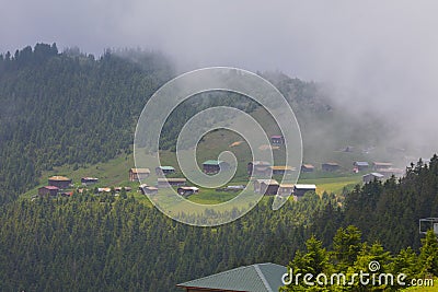 Plateau Pokut on Kackar Mountains in Turkey Stock Photo