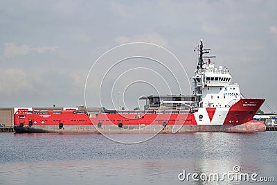 Platform-supply vessel VOS PRECIOUS Editorial Stock Photo